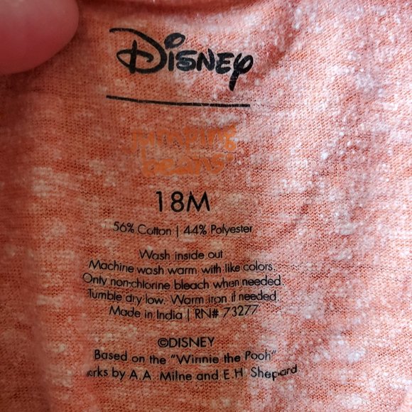 Disney/Jumping Beans Pooh & Tigger T-Shirt 18M - Picture 5 of 8